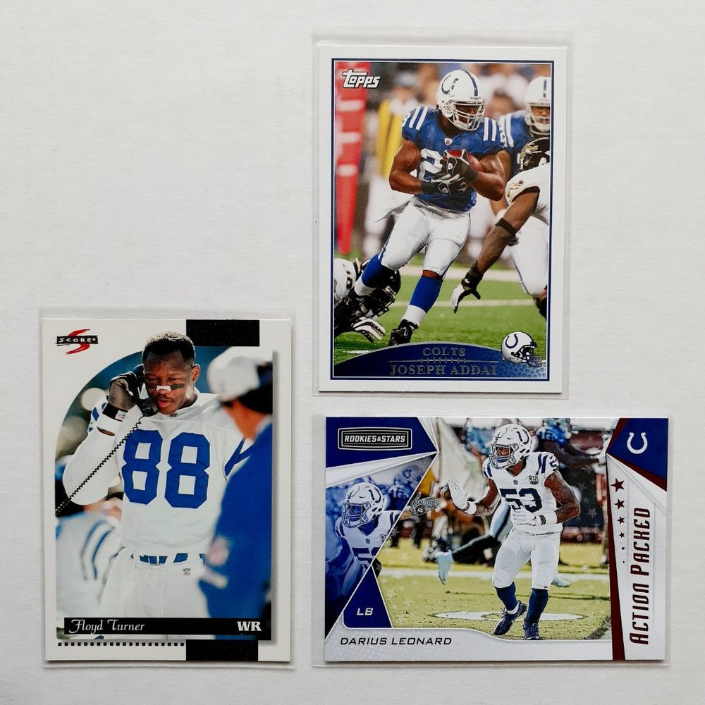 Indianapolis Colts 9 Card Lot [FBL14_1] - Picture 7 of 8